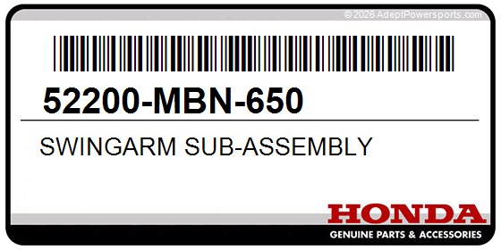 Honda 52200-MBN-650 Swingarm Sub-Assembly