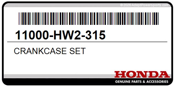 Honda 11000-HW2-315 Crankcase Set