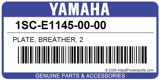 Yamaha 1SC-E1145-00-00 Plate, Breather, 2