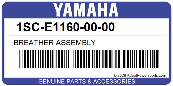Yamaha 1SC-E1160-00-00 Breather Assembly