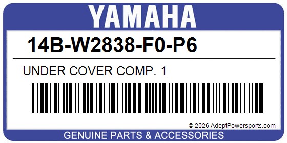 Yamaha 14B-W2838-F0-P6 Under Cover Comp. 1