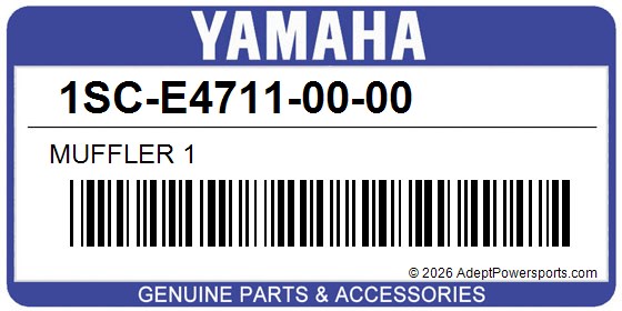 Yamaha 1SC-E4711-00-00 Muffler 1
