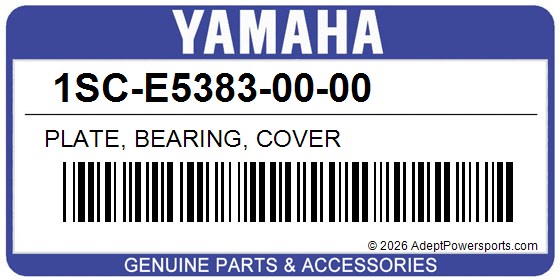 Yamaha 1SC-E5383-00-00 Plate, Bearing, Cover