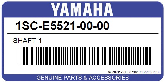 Yamaha 1SC-E5521-00-00 Shaft 1