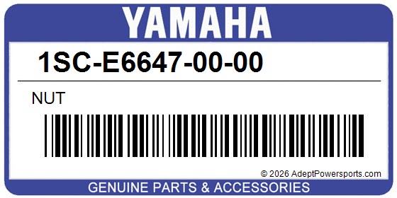 Yamaha 1SC-E6647-00-00 Nut