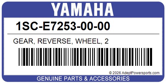 Yamaha 1SC-E7253-00-00 Gear, Reverse, Wheel, 2