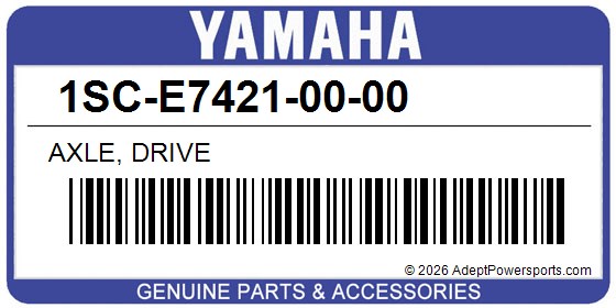 Yamaha 1SC-E7421-00-00 Axle, Drive