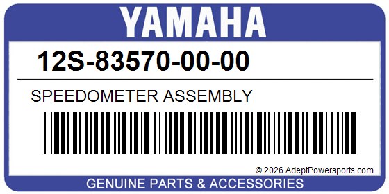 Yamaha 12S-83570-00-00 Speedometer Assembly