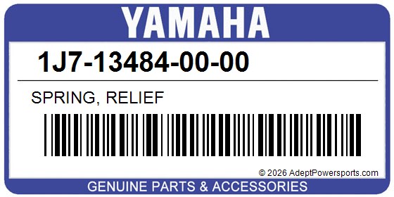 Yamaha 1J7-13484-00-00 Spring, Relief