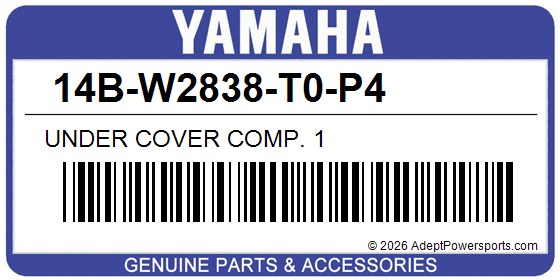 Yamaha 14B-W2838-T0-P4 Under Cover Comp. 1