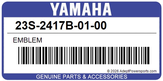 Yamaha 23S-2417B-01-00 Emblem