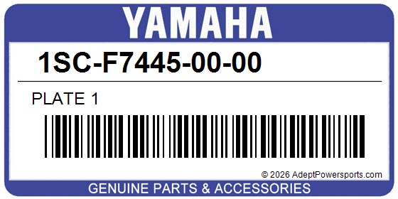 Yamaha 1SC-F7445-00-00 Plate 1