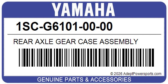 Yamaha 1SC-G6101-00-00 Rear Axle Gear Case Assembly