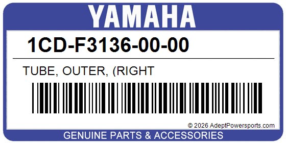 Yamaha 1CD-F3136-00-00 Tube, Outer, (Right