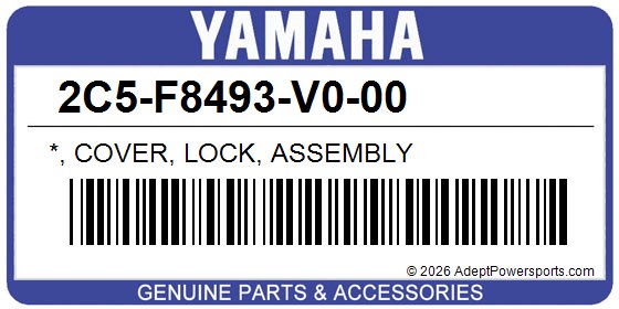 Yamaha 2C5-F8493-V0-00 *, Cover, Lock, Assembly