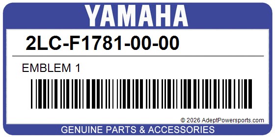 Yamaha 2LC-F1781-00-00 Emblem 1