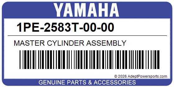 Yamaha 1PE-2583T-00-00 Master Cylinder Assembly