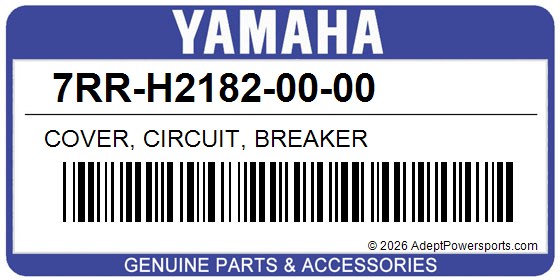 Yamaha 7RR-H2182-00-00 Cover, Circuit, Breaker