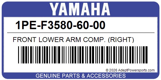 Yamaha 1PE-F3580-60-00 Front Lower Arm Comp. (Right)