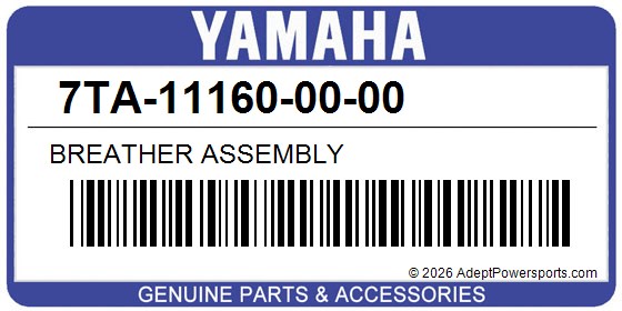 Yamaha 7TA-11160-00-00 Breather Assembly