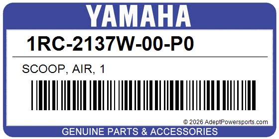 Yamaha 1RC-2137W-00-P0 Scoop, Air, 1