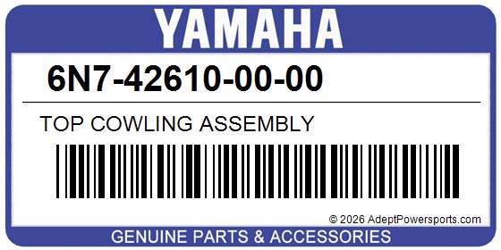 Yamaha 6N7-42610-00-00 Top Cowling Assembly