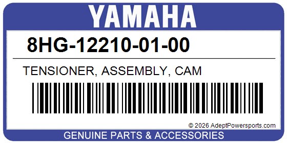 Yamaha 8HG-12210-01-00 Tensioner, Assembly, Cam