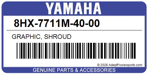 Yamaha 8HX-7711M-40-00 Graphic, Shroud