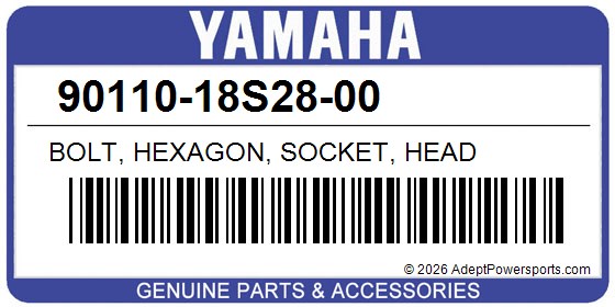 Yamaha 90110-18S28-00 Bolt, Hexagon, Socket, Head