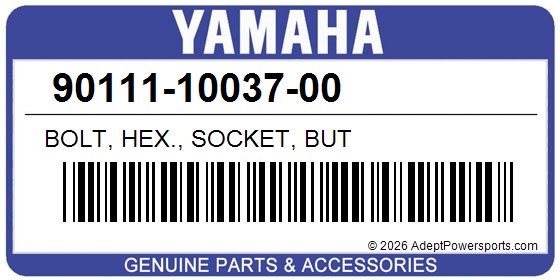 Yamaha 90111-10037-00 Bolt, Hex., Socket, But