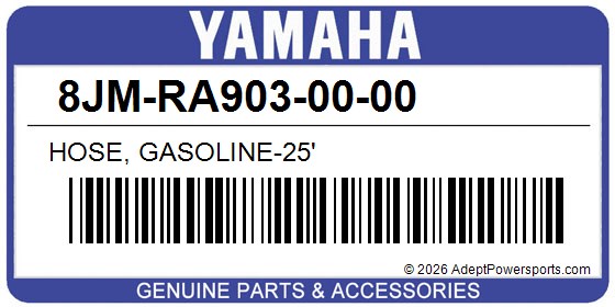 Yamaha 8JM-RA903-00-00 Hose, Gasoline-25'