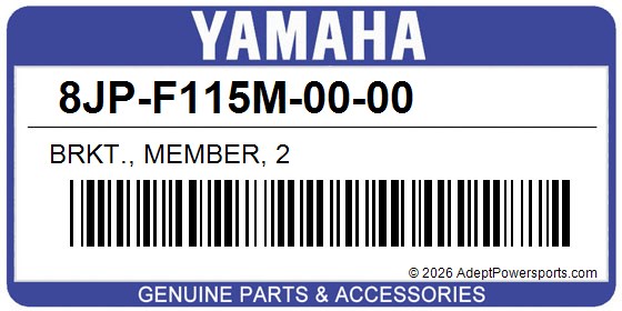 Yamaha 8JP-F115M-00-00 Brkt., Member, 2