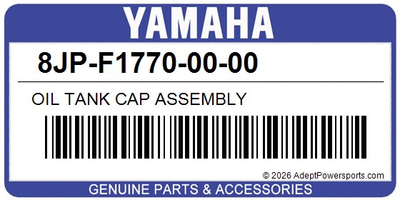 Yamaha 8JP-F1770-00-00 Oil Tank Cap Assembly
