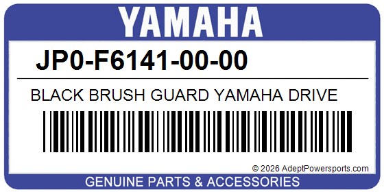 Yamaha JP0-F6141-00-00 Black Brush Guard Yamaha Drive