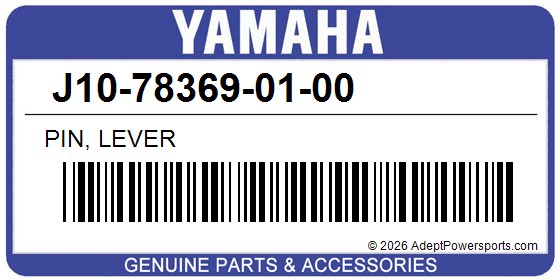 Yamaha J10-78369-01-00 Pin, Lever