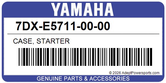 Yamaha 7DX-E5711-00-00 Case, Starter
