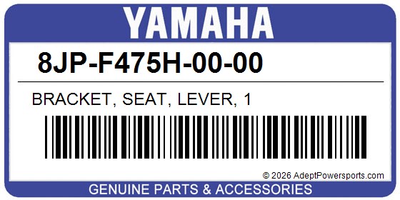 Yamaha 8JP-F475H-00-00 Bracket, Seat, Lever, 1