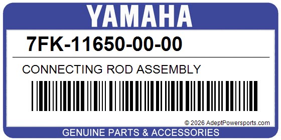 Yamaha 7FK-11650-00-00 Connecting Rod Assembly