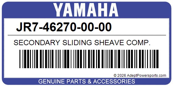 Yamaha JR7-46270-00-00 Secondary Sliding Sheave Comp.