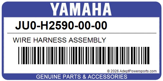 Yamaha JU0-H2590-00-00 Wire Harness Assembly