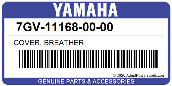 Yamaha 7GV-11168-00-00 Cover, Breather