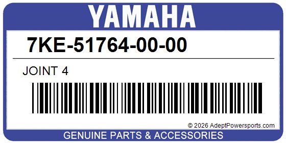 Yamaha 7KE-51764-00-00 Joint 4