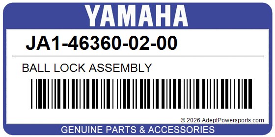 Yamaha JA1-46360-02-00 Ball Lock Assembly