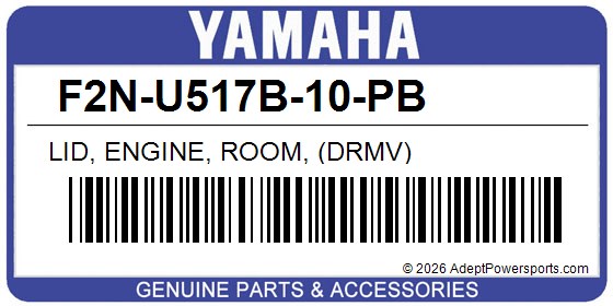 Yamaha F2N-U517B-10-PB Lid, Engine, Room, (Drmv)
