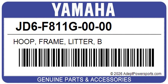 Yamaha JD6-F811G-00-00 Hoop, Frame, Litter, B