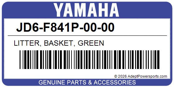 Yamaha JD6-F841P-00-00 Litter, Basket, Green