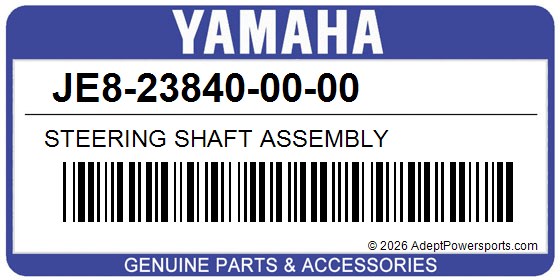 Yamaha JE8-23840-00-00 Steering Shaft Assembly