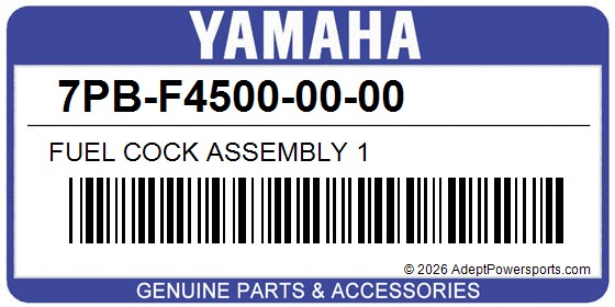Yamaha 7PB-F4500-00-00 Fuel Cock Assembly 1