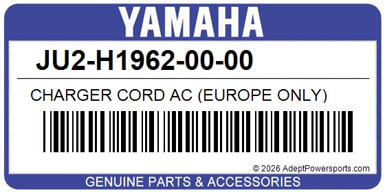 Yamaha JU2-H1962-00-00 Charger Cord Ac (Europe Only)