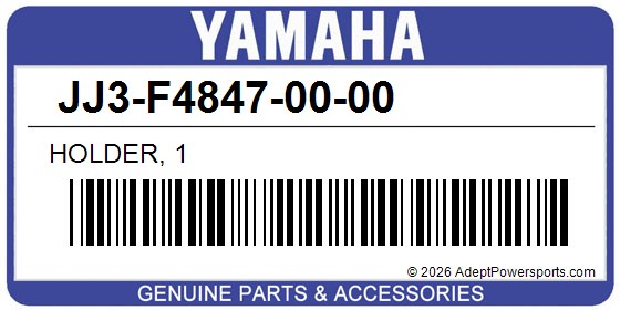 Yamaha JJ3-F4847-00-00 Holder, 1